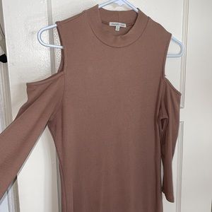 Charlotte Russe Brown Bodycon Dress
